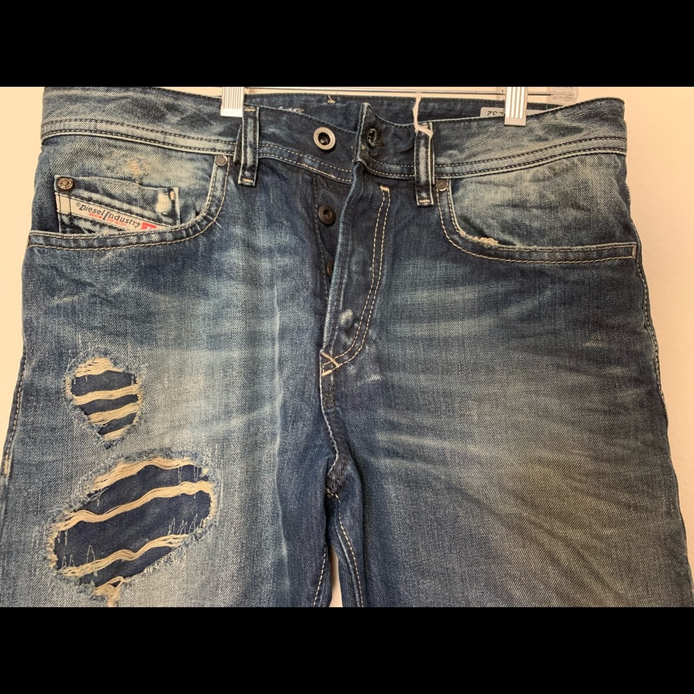 DIESEL wash buster regular slim tapered jeans - Picture 5 of 6